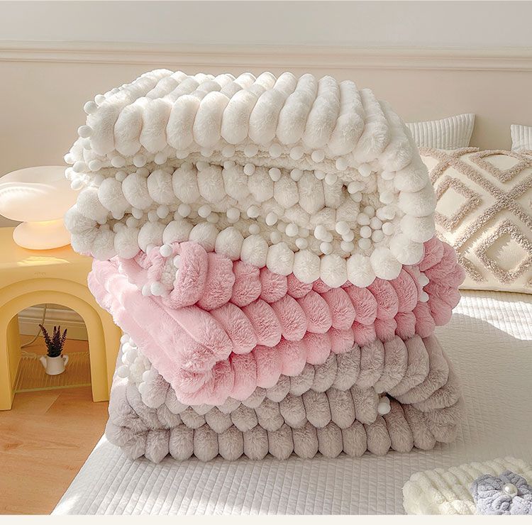 Dehaired Angora Blanket Nap Sofa Cover Blanket