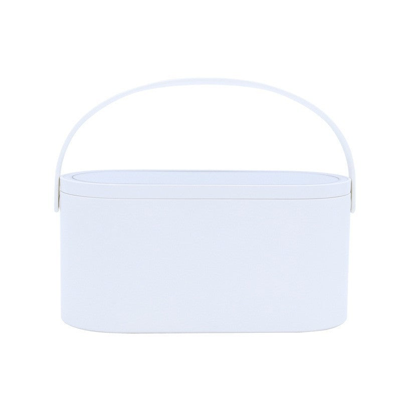 Portable LED Light Storage Box - Makeup Mirror